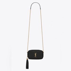 ✨SOLD✨ YSL LOU MINI BAG IN QUILTED GRAIN DE POUDRE EMBOSSED LEATHER